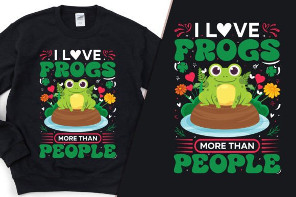 A Frog T-Shirt Design for Casual & Creative Branding