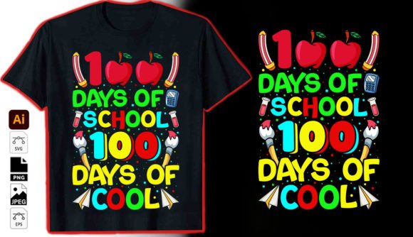 A Graphic Designer’s Review of the 100 Days of School Typography T-Shirt