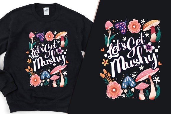 A Mushroom T-Shirt Design for Editorial Graphics