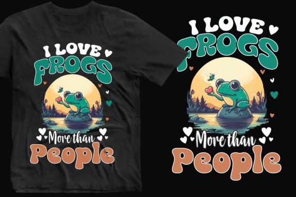 Crafting with a Froggy Modern T-Shirt Graphic