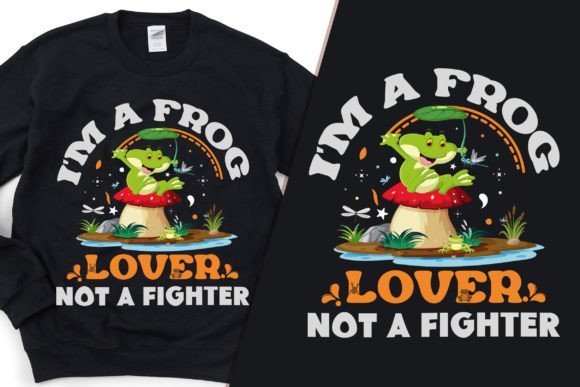 Frog Lover Graphics for Trendy T-Shirt Designs