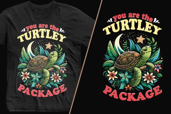 You Are the Turtle Package: SVG Graphics for T-Shirt Designs
